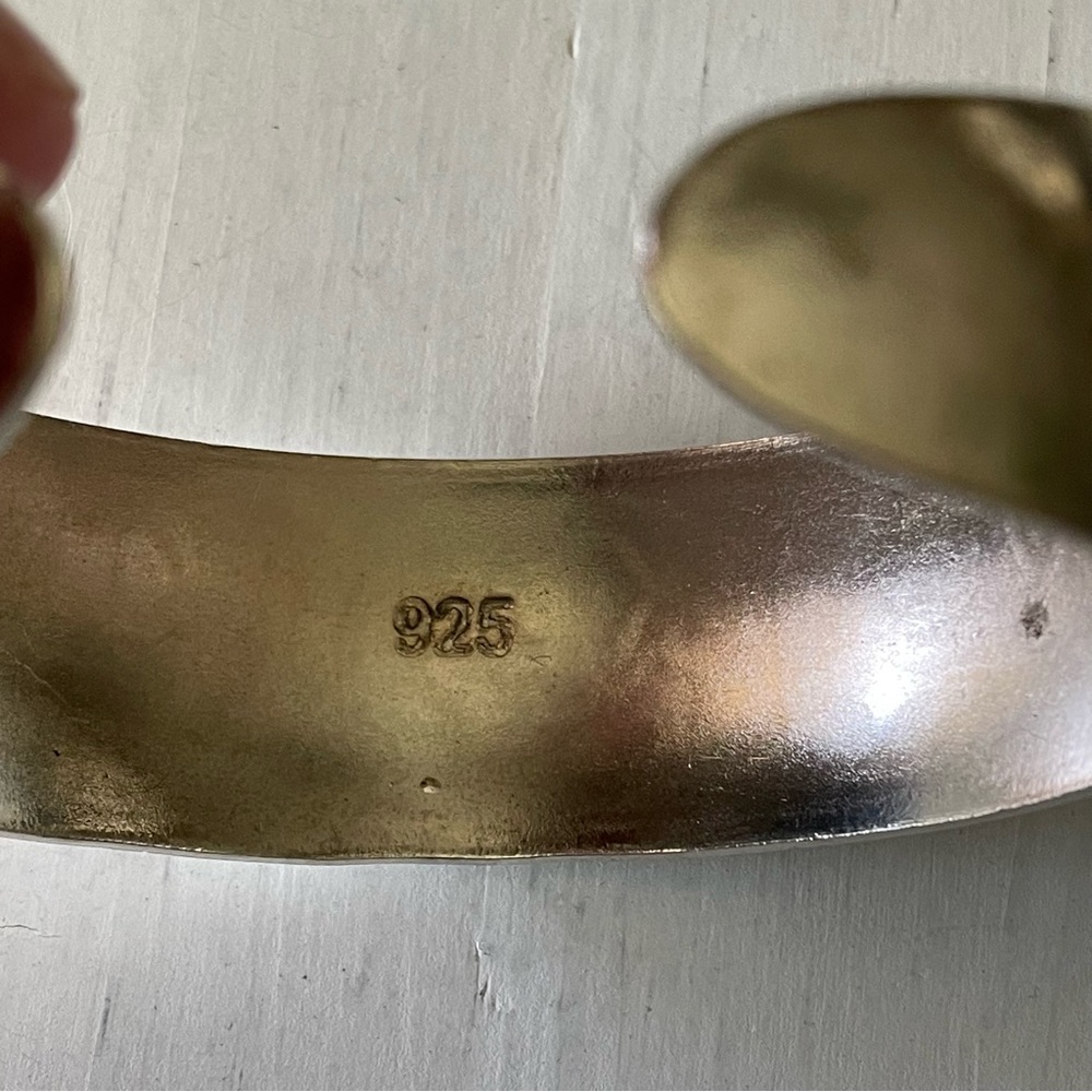Vintage Silver-Tone Elephant Cuff Bracelet - Picture 3 of 5
